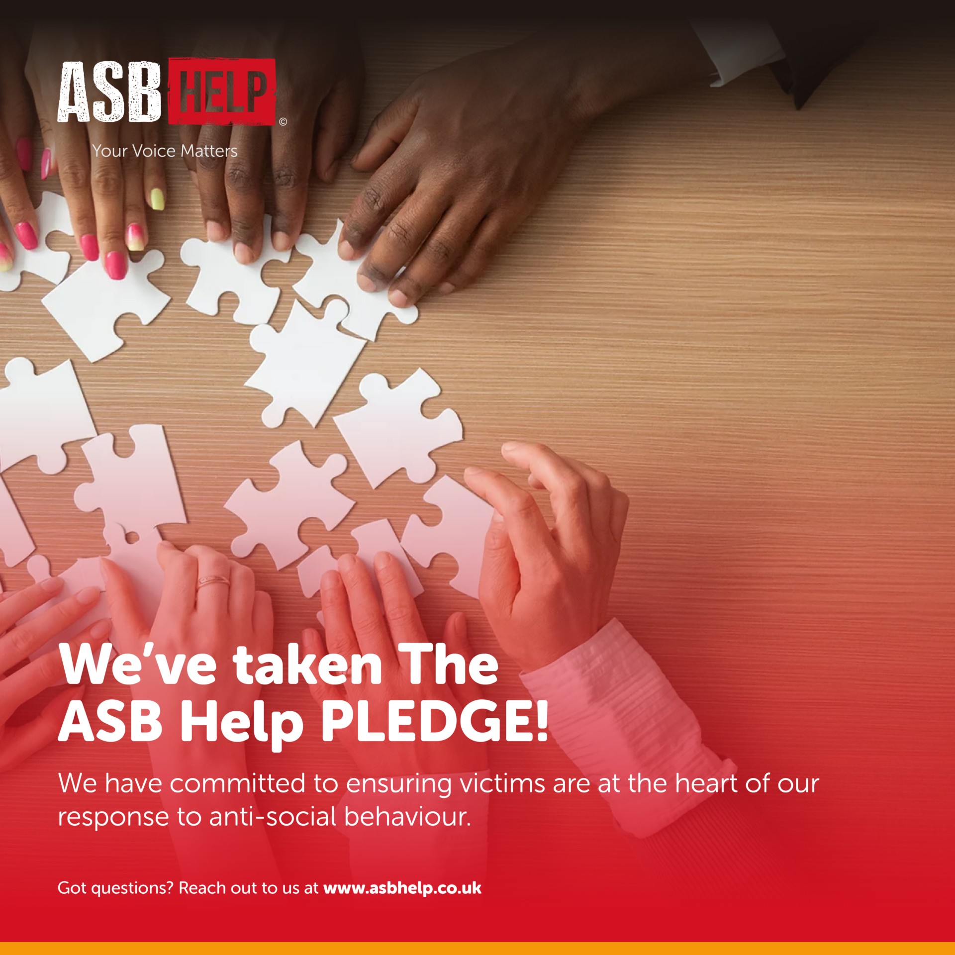 Weve taken the ASB Help Pledge